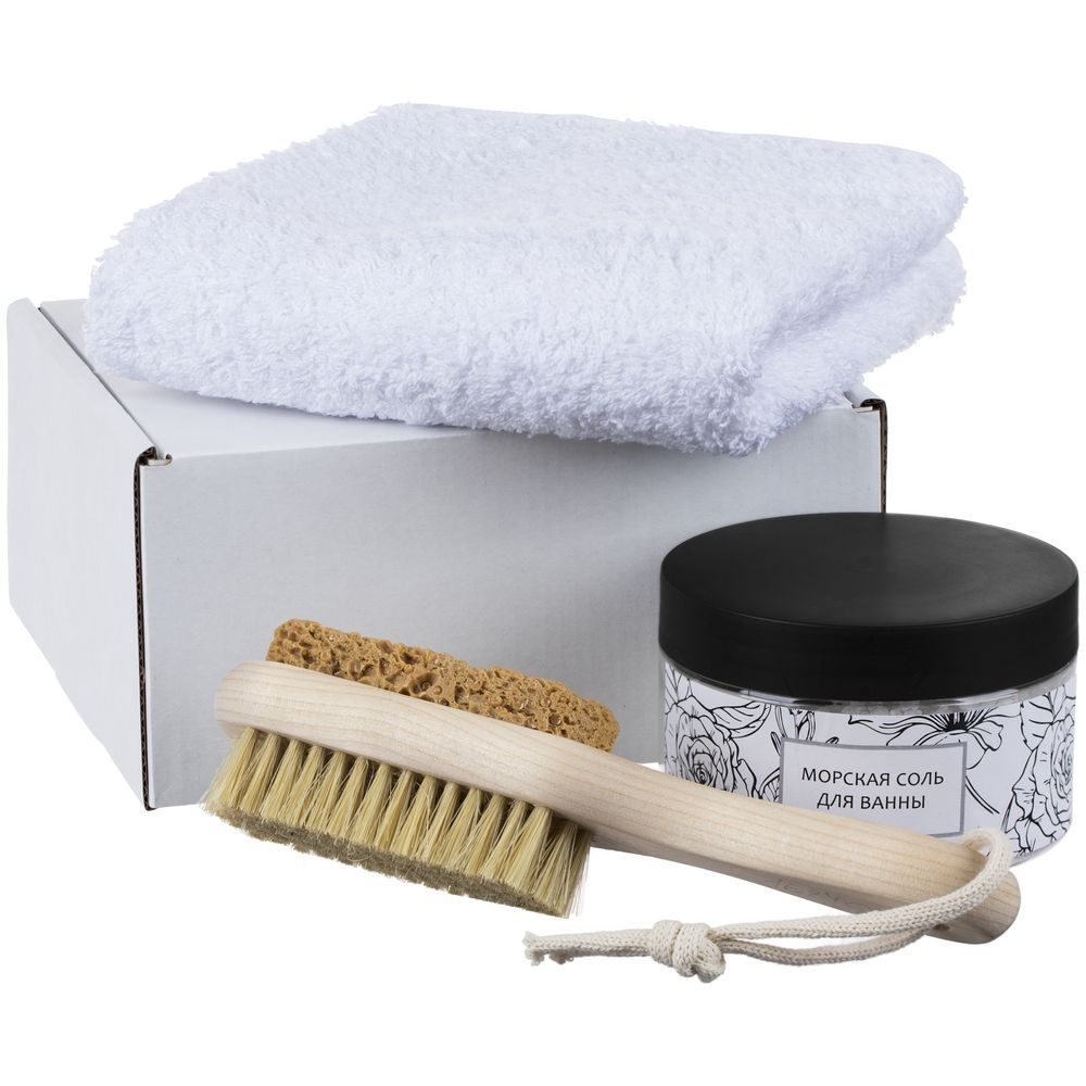 Спа-набор Lapki с солью с лавандой и подарки фото на сайте Print logo.