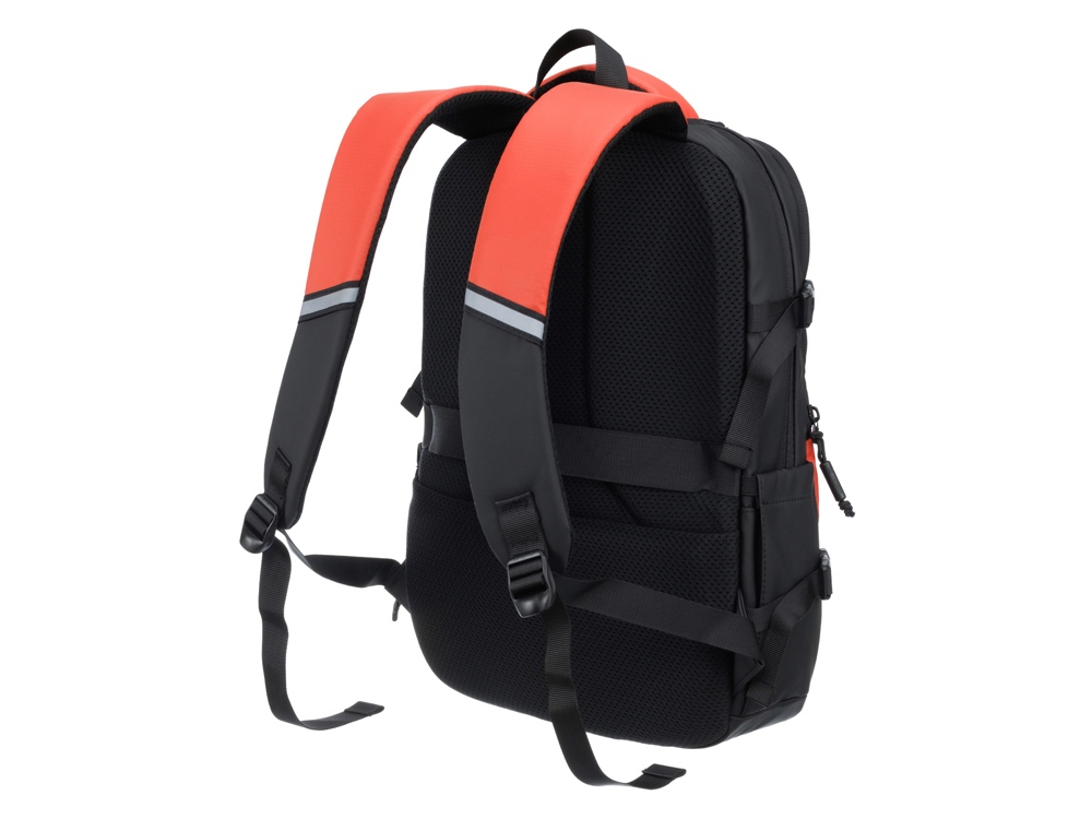 Рюкзак спортивный TORBER ЭКСТРИМ 18, оранжевый/чёрный, 31 х 12 х 46 см, 17л