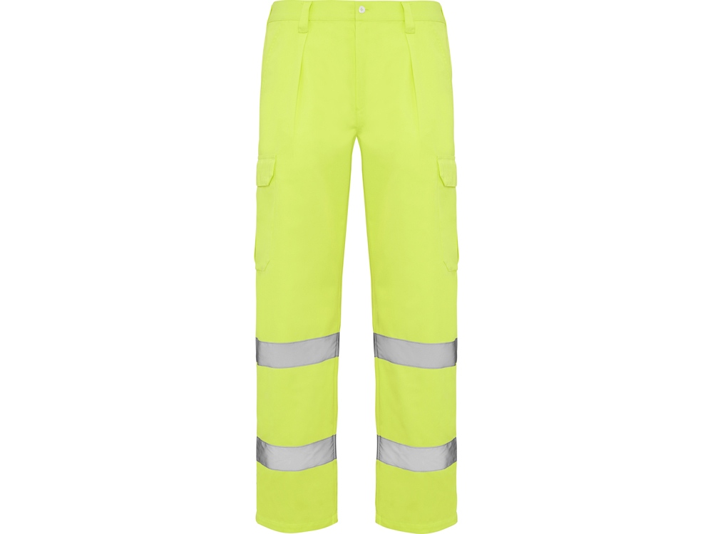 Брюки Alfa со светоотражающими полосами, мужские с логотипом Roly | Print Logo