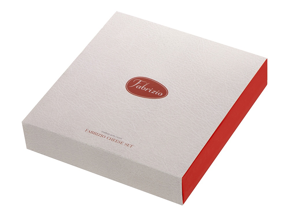 Набор для сыра с приборами Fabrizio, черный (Р)