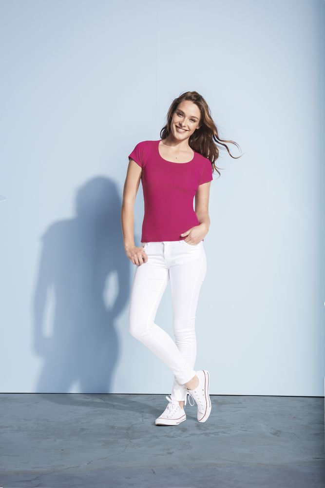 Футболка женская Moody 160 фото на сайте Print Logo.