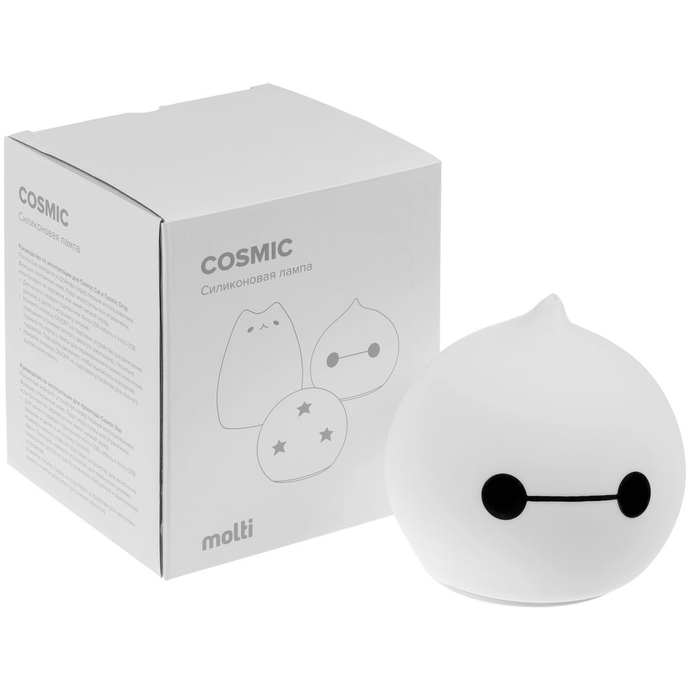 Беспроводной силиконовый светильник Cosmic Drop фото на сайте Print Logo.