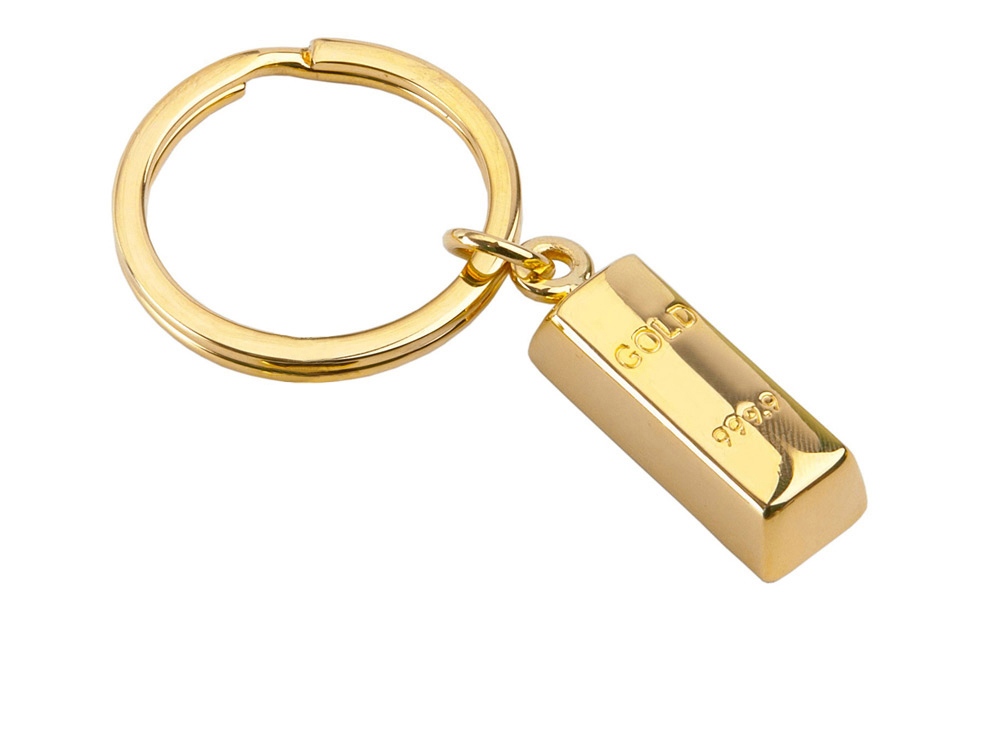 Брелок Слиток золота с логотипом  | Print Logo