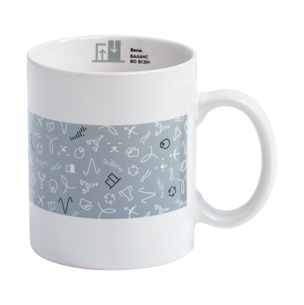 Кружка «Бизнес-зодиак. Рыбы» — пример нанесения логотипа () | Print Logo