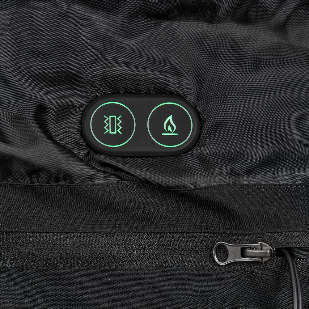 Куртка с подогревом Thermalli Everest, черная, размер 3XL