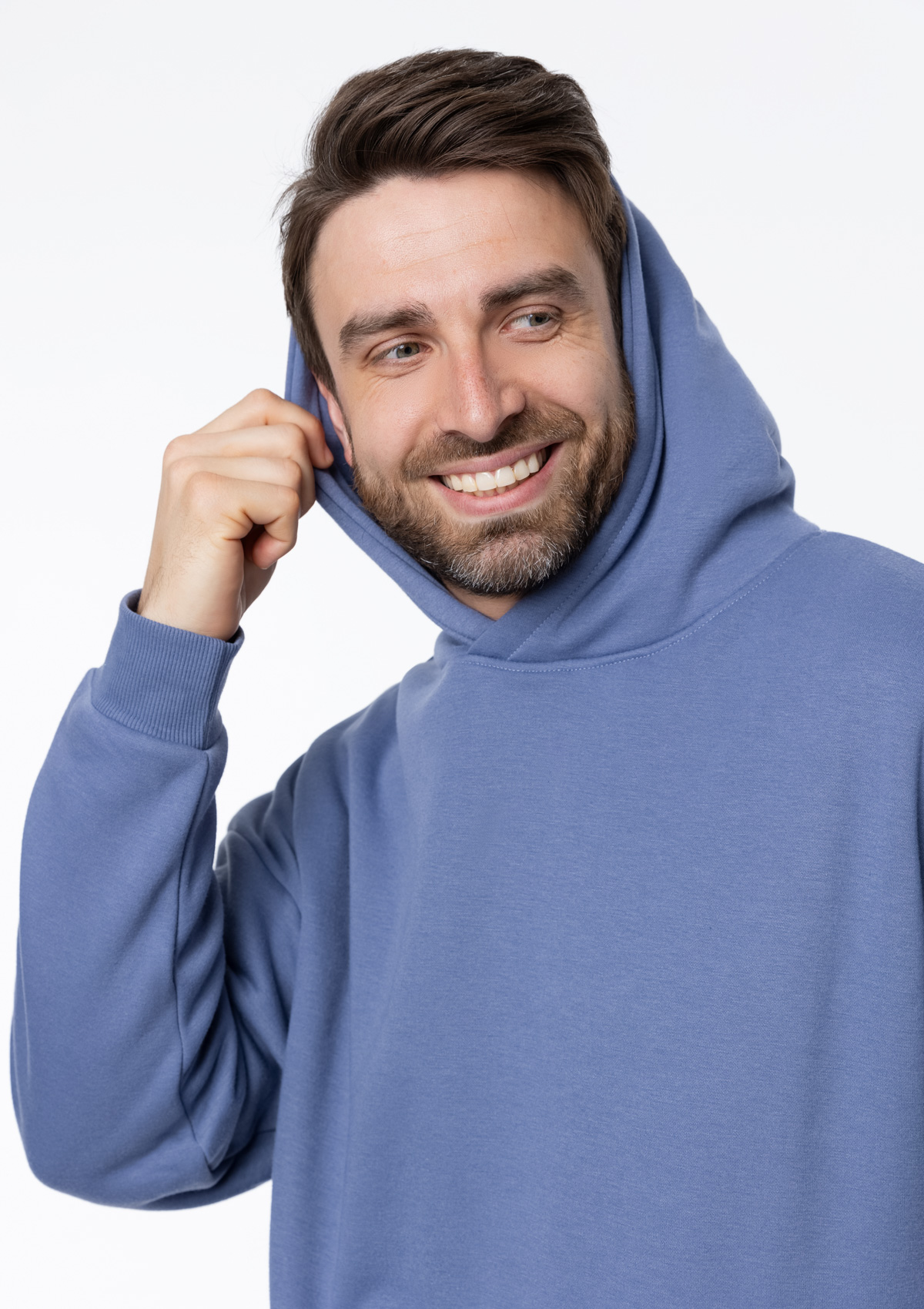 Худи унисекс STAN оверсайз интерсофт 320, 69, Серо-фиолетовый,  (74)  (56/XXXL)