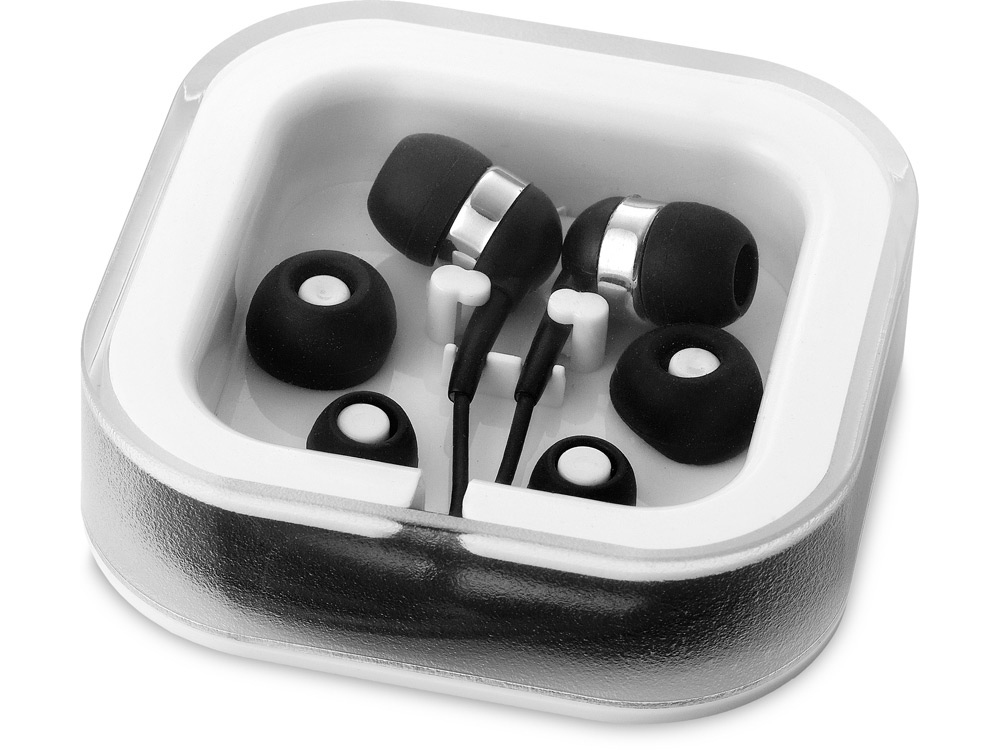 Наушники с микрофоном Sargas с логотипом  | Print Logo