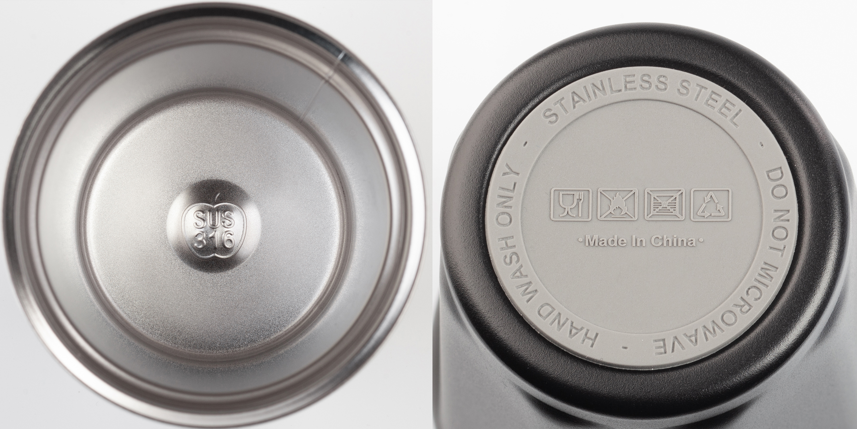 Термостакан "Legend" 390 мл с индикацией температуры, черный