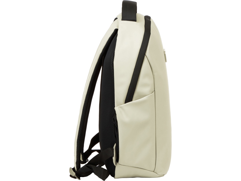 Рюкзак Sofit для ноутбука из экокожи, молочный