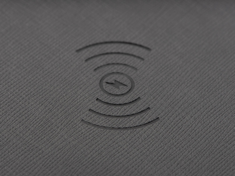 Многофункциональный коврик для мыши Multi Pad с беспроводной зарядкой и LCD экраном, 10 Вт, черный