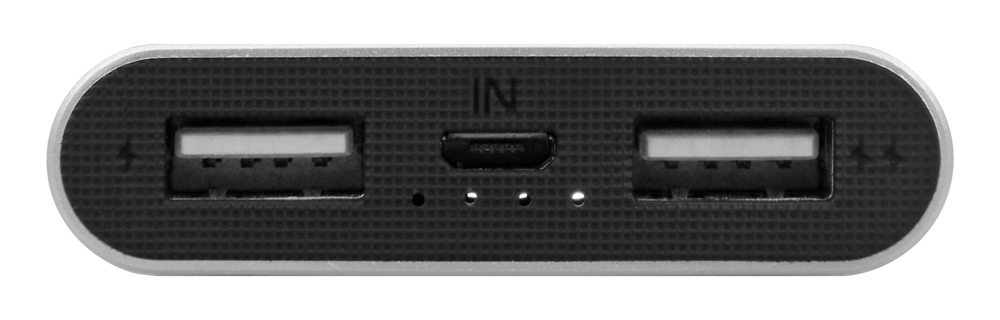 Портативное зарядное устройство с подсветкой логотипа Quark, 6000 mAh