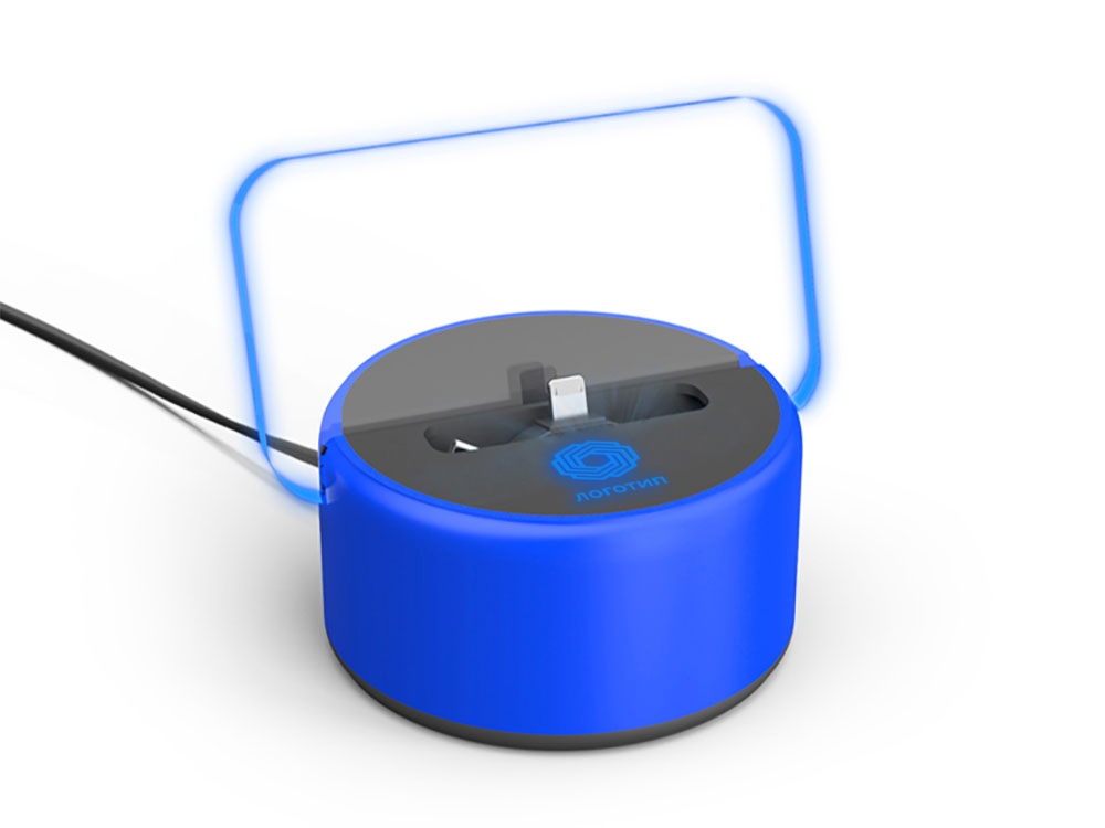 Док-станция 3-в-1 iLO Dock с подсветкой с логотипом Xoopar | Print Logo