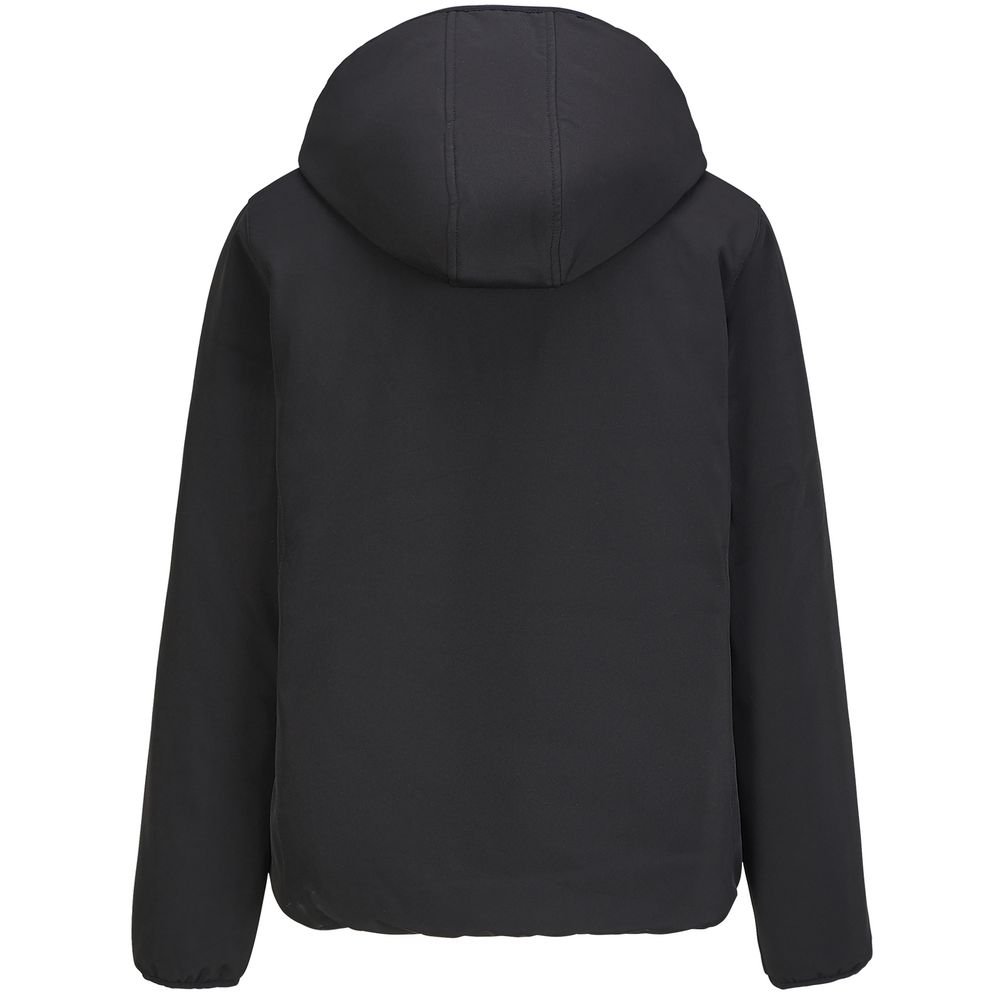Куртка софтшелл с капюшоном женская Falcon Women, черная, размер M