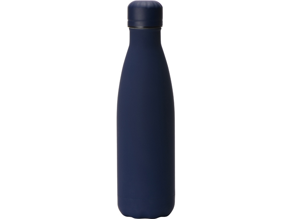 Термобутылка Актив Soft Touch, 500мл, темно-синий
