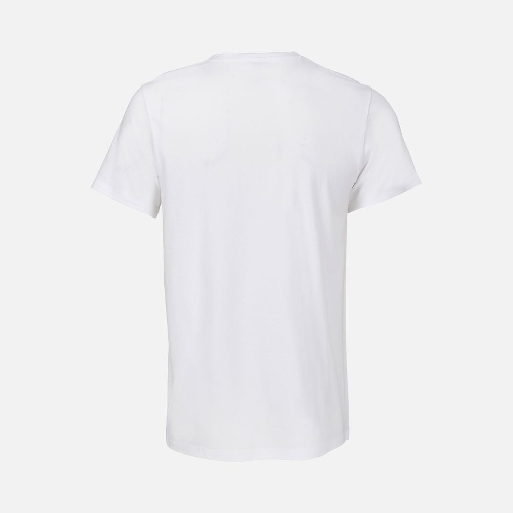 Футболка унисекс Regent с V-образным вырезом, белая, размер 3XL