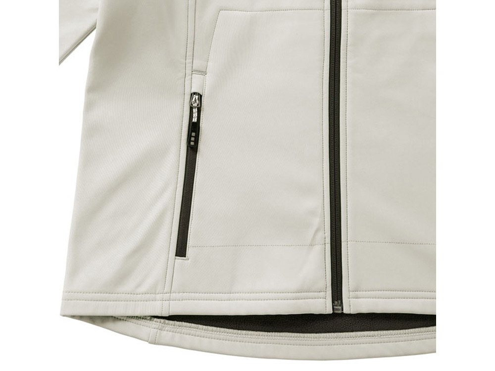 Куртка софтшел Langley женская, светло-серый