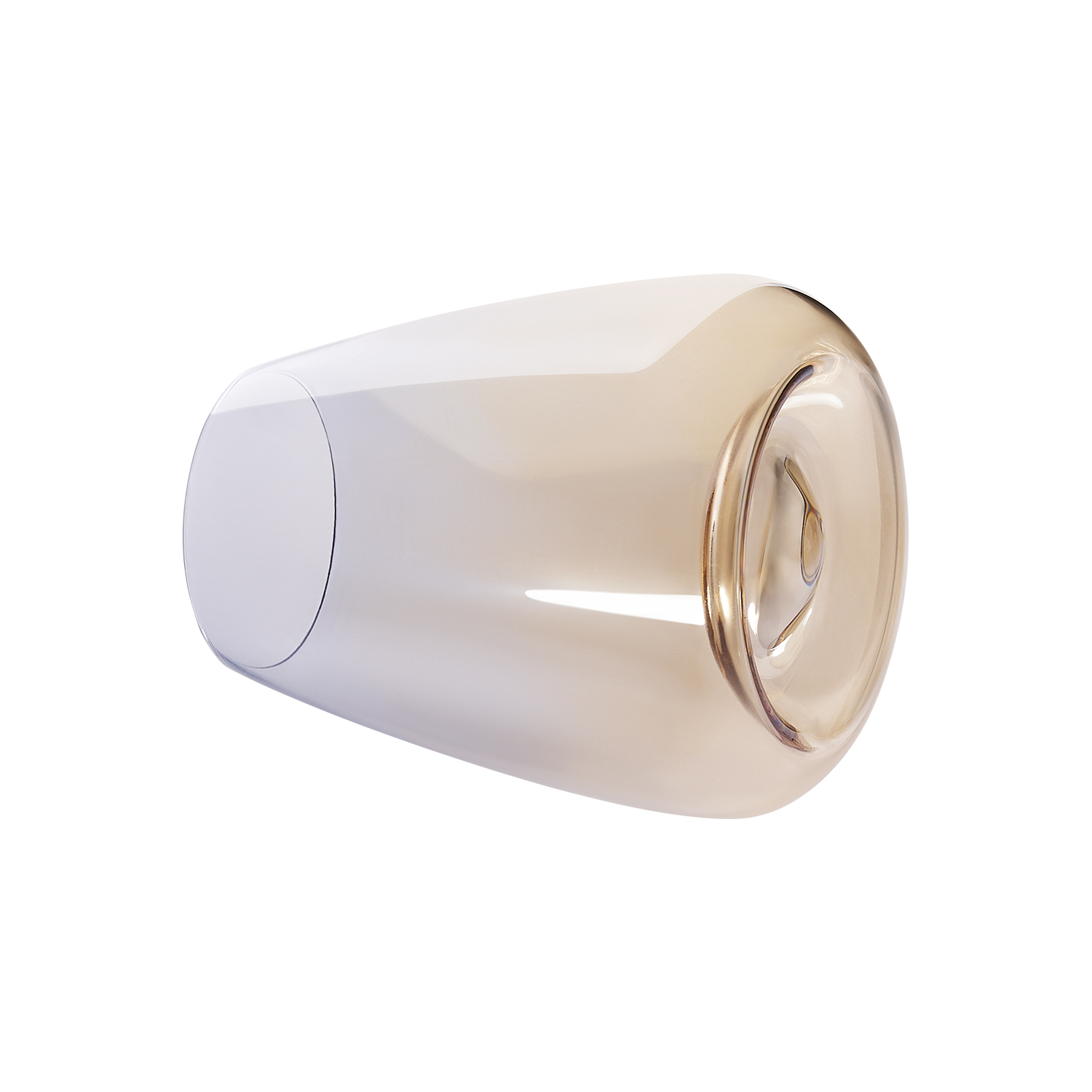 Стакан для воды Ницца (Nizza), градиент дымчато-золотой фото на сайте Print Logo.