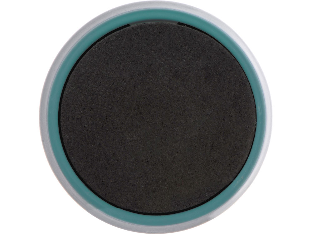 Термокружка Mony Steel 350 мл, soft touch, бирюзовый 320C (P)