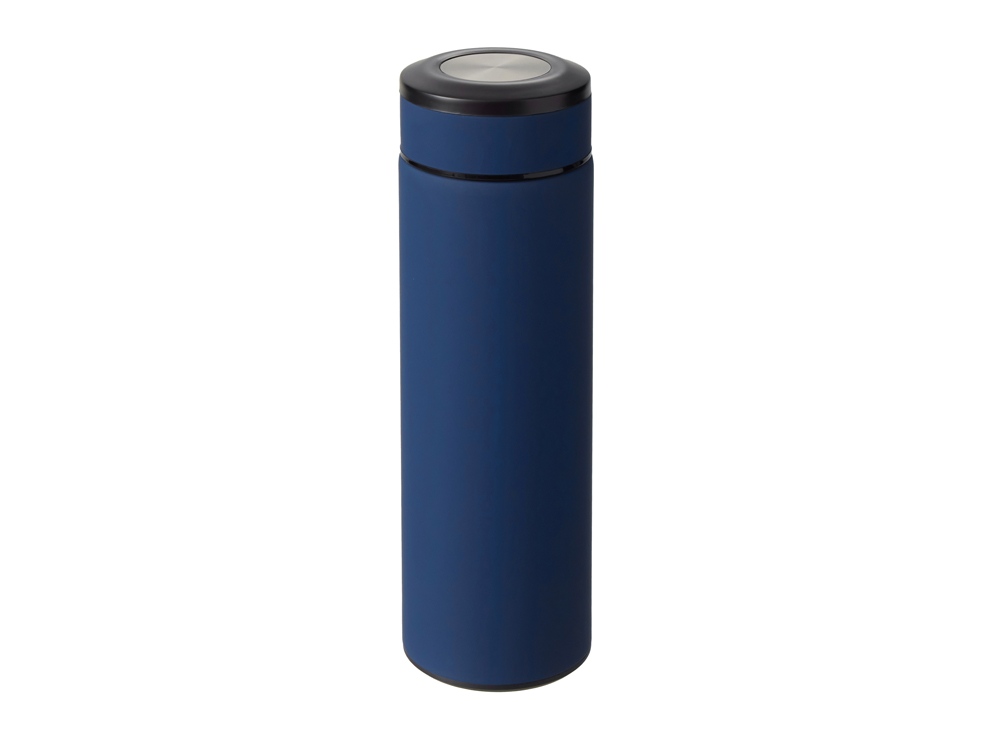 Вакуумный термос Vacuum Flask C1, soft touch, 420мл, темно-синий