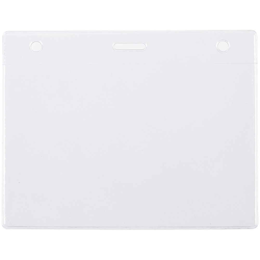 Карман для бейджа Lucid, горизонтальный с логотипом  | Print Logo