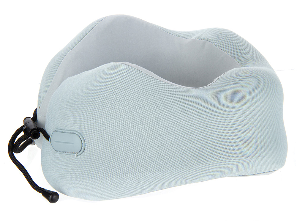 Подушка для путешествий с эффектом памяти Memo Pillow PRO M/L English Blue