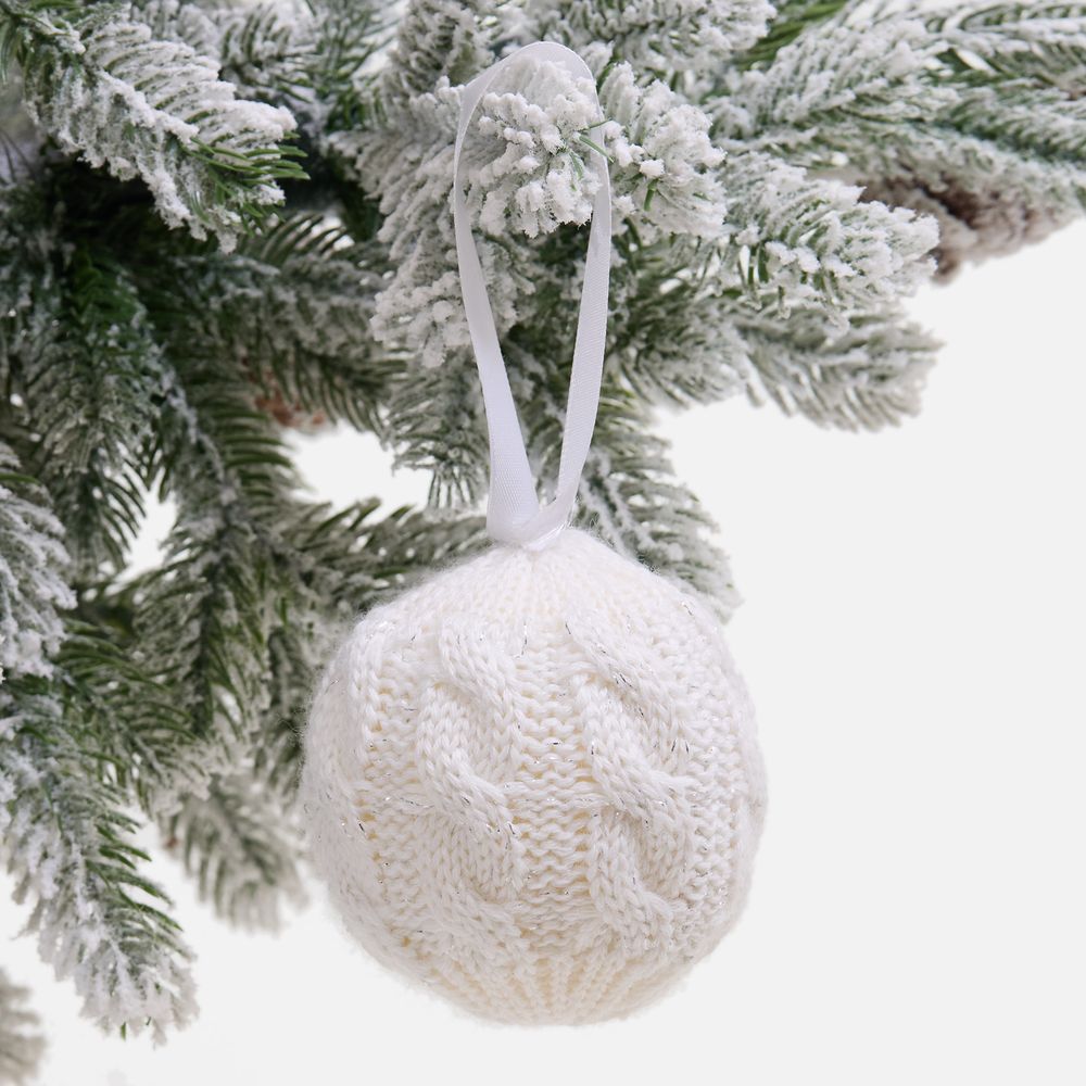 Вязаный шарик «Магия зимы» с логотипом teplo | Print Logo