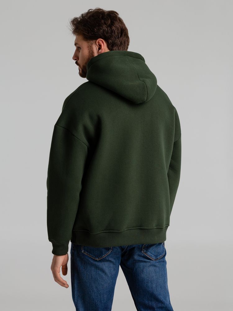 Худи Kulonga Oversize, темно-зеленый хаки, размер XL/XXL