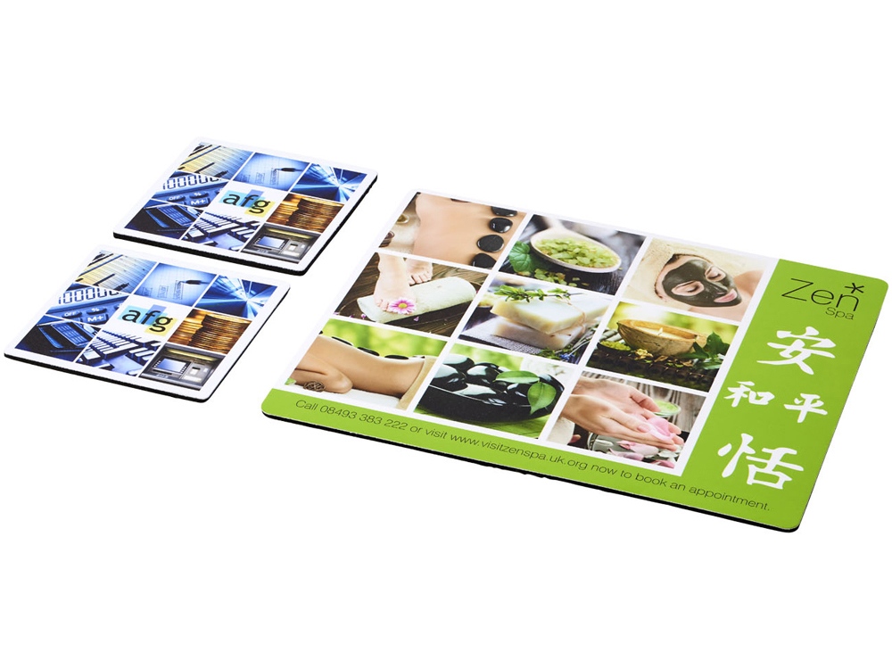 Комплект Q-Mat из коврика для мыши и подставки 3