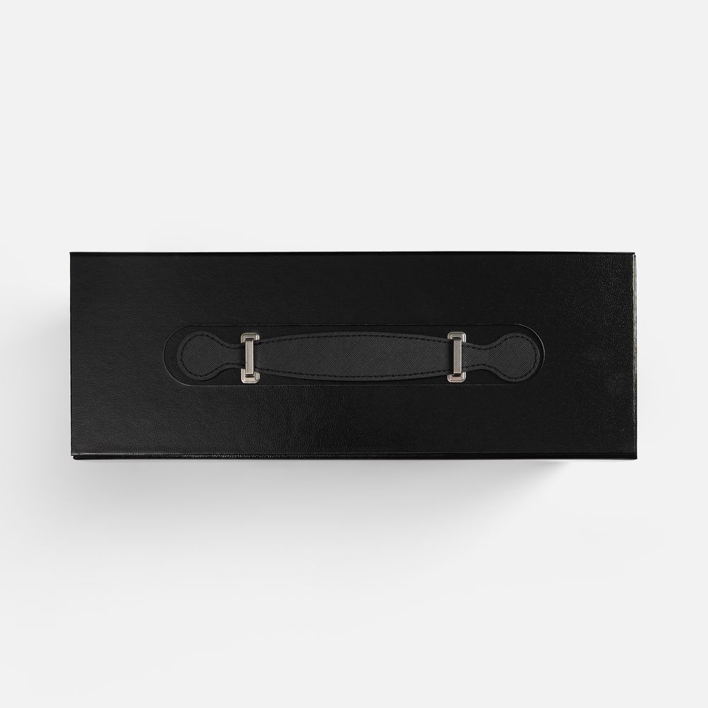 Коробка складная Holdfold, L — пример нанесения логотипа () | Print Logo