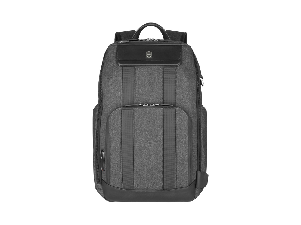 Рюкзак VICTORINOX Architecture Urban 2 Deluxe Backpack 15, серый, полиэстер/кожа, 31x23x46 см, 23 л