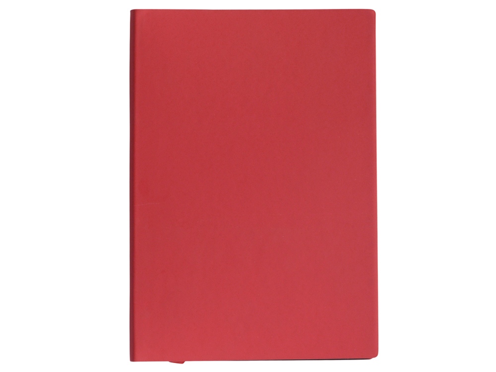Бизнес-блокнот C1 софт-тач, гибкая обложка, 128 листов, красный
