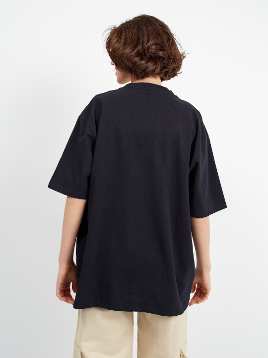 Футболка унисекс оверсайз STAN хлопок 240, 56, Чёрный,  (20)  (46/S)