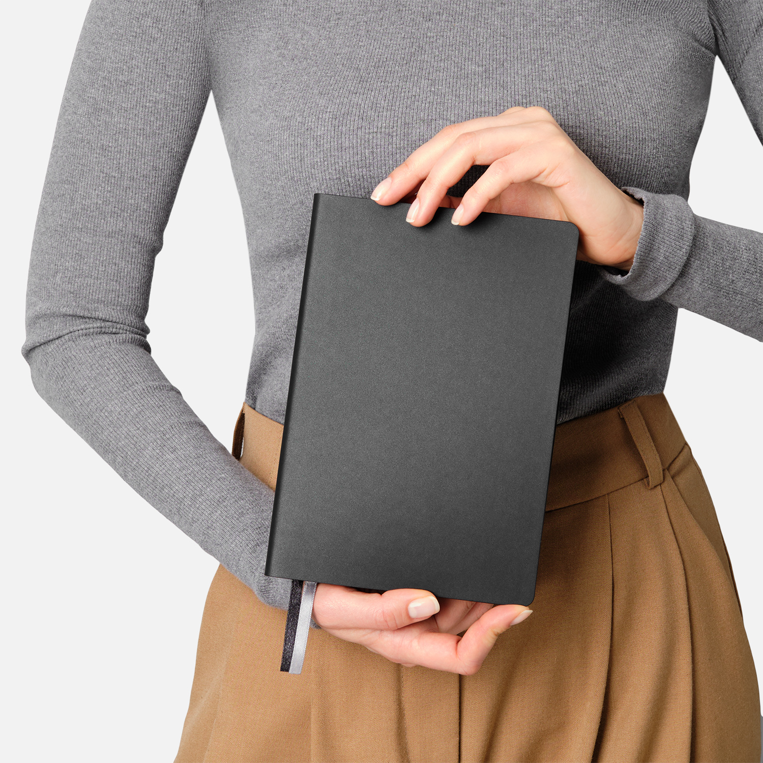 Ежедневник Мун Ривер (Moon River) недатированный, стальной (без упаковки, без стикера) фото на сайте Print Logo.