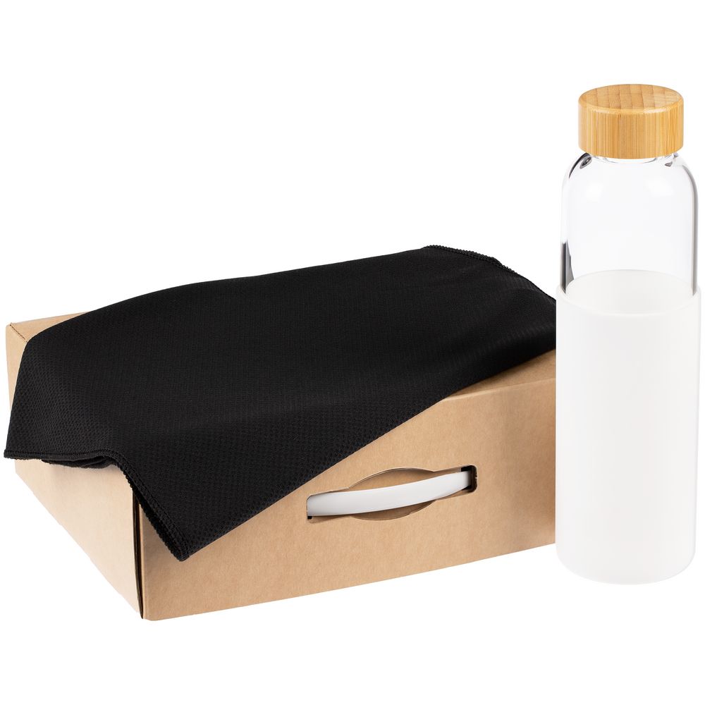 Коробка Matter Light, белая — пример нанесения логотипа (сделано в России) | Print Logo