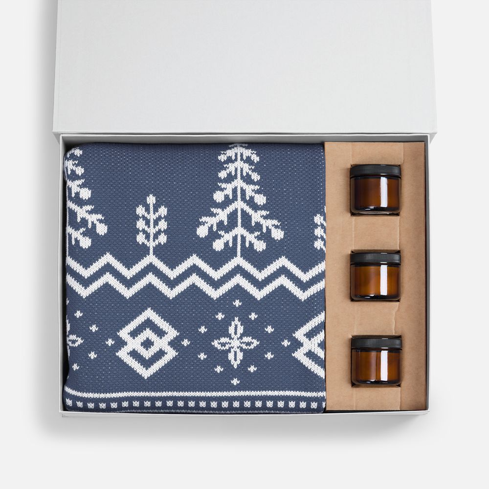 Набор Candleflakes — пример нанесения логотипа (сделано в России) | Print Logo