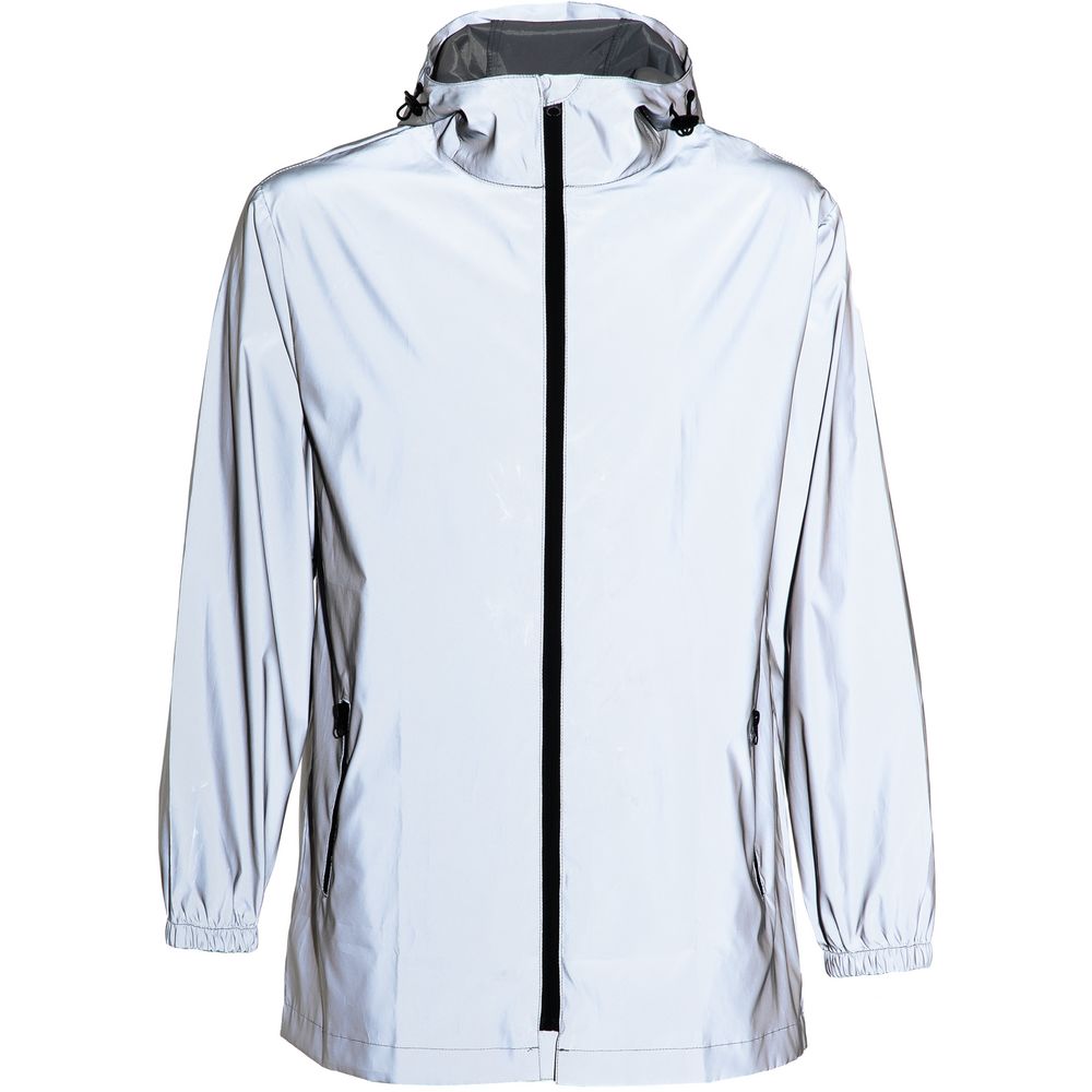 Парка Manifest из светоотражающей ткани, серая, размер XL/XXL