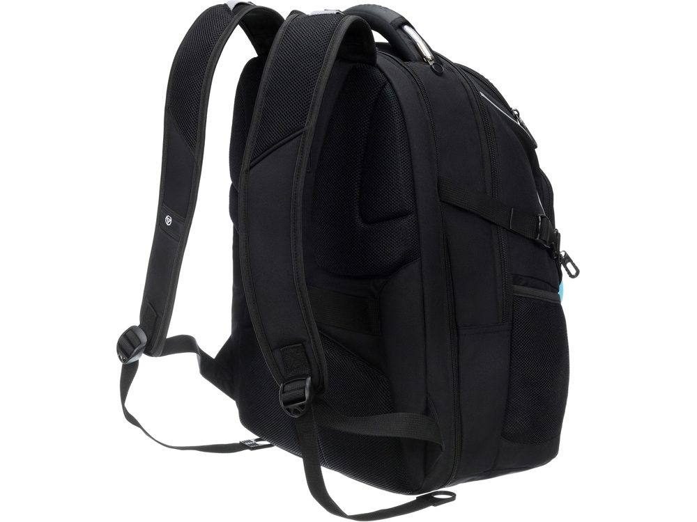 Рюкзак TORBER XPLOR с отделением для ноутбука 15, чёрный, полиэстер 900D, 34x22x46 см, 34л