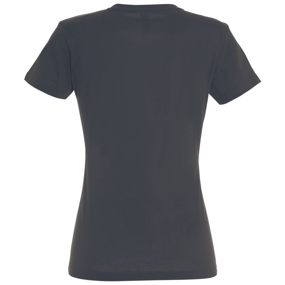 Футболка женская Imperial women 190, темно-серая (графит), размер XXL