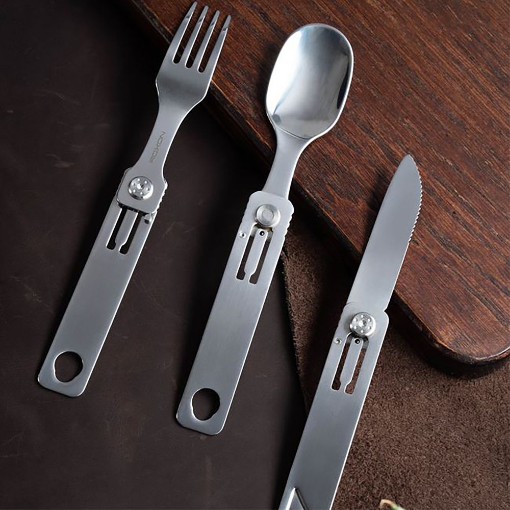 Набор походных столовых приборов C1 фото на сайте Print Logo.