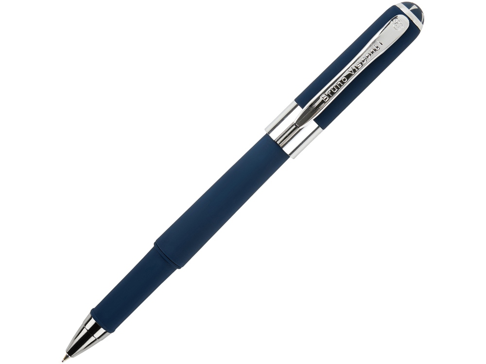 Ручка пластиковая шариковая Monaco софт-тач с логотипом Bruno Visconti | Print Logo