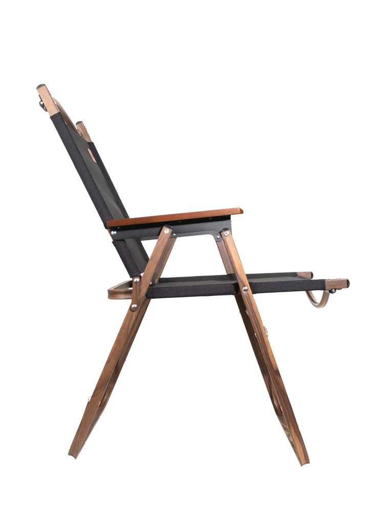 Стул MW02 складной, черный фото на сайте Print Logo.