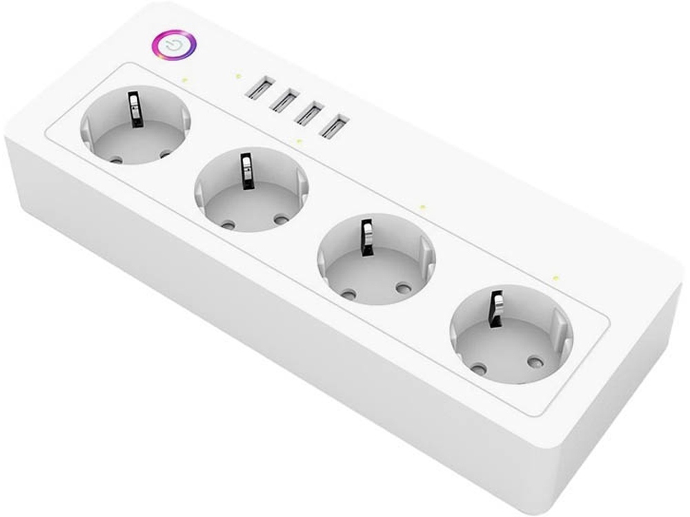 Умный сетевой фильтр IoT PS45 с логотипом HIPER | Print Logo