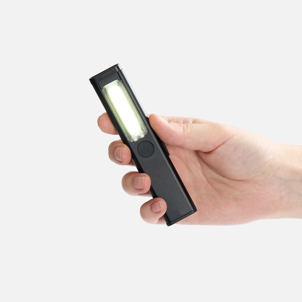 Фонарик-факел аккумуляторный Wallis с магнитом