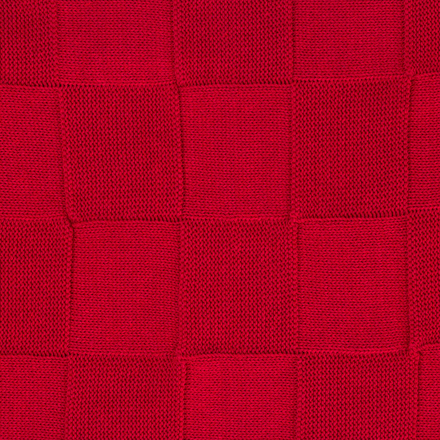 Плед Cella вязаный, красный (без подарочной коробки)