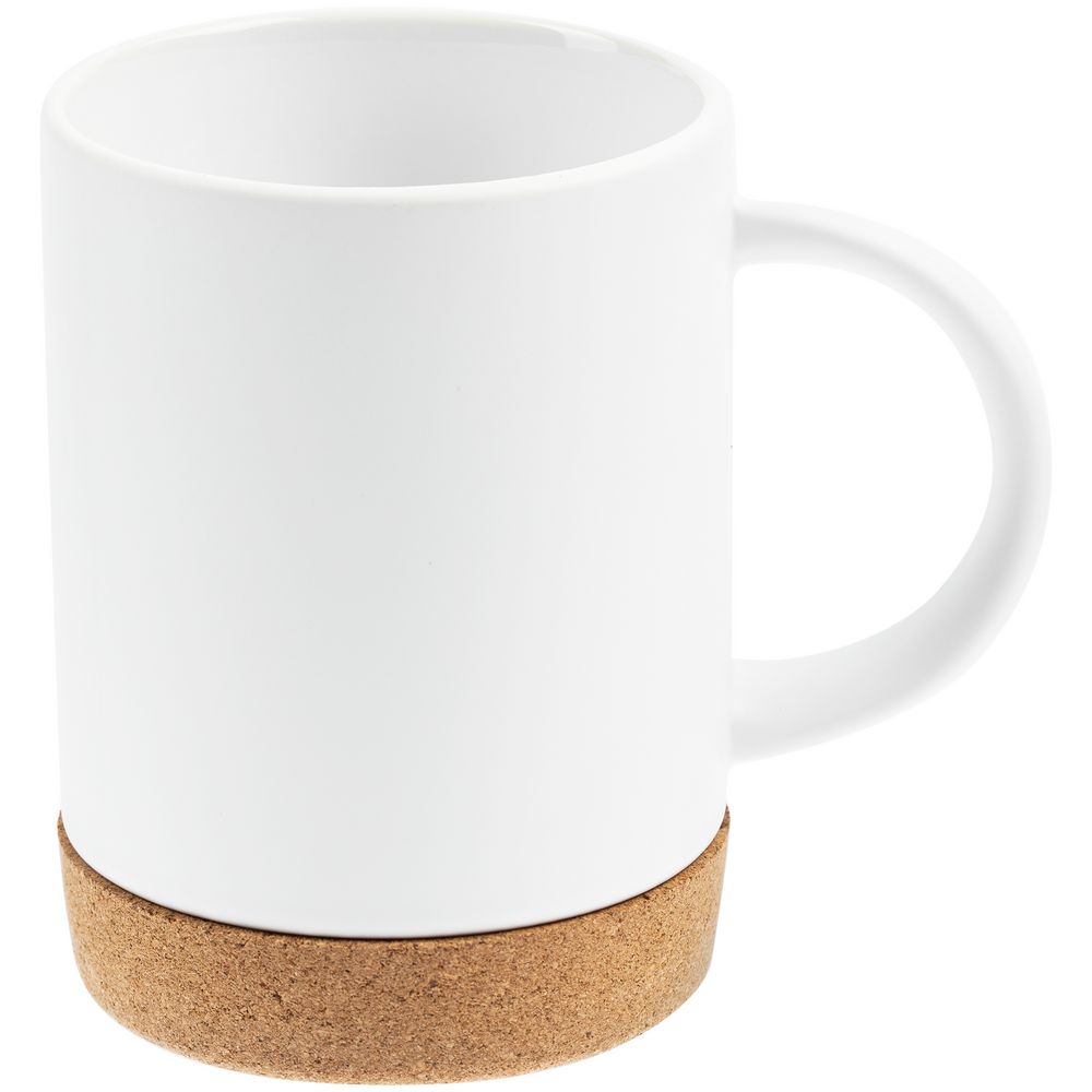 Кружка с пробковой подставкой Corky для сублимационной печати, матовая с логотипом  | Print Logo