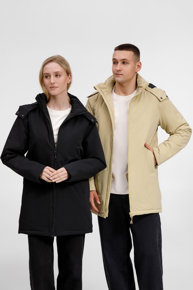 Куртка-парка унисекс Sfera, бежевая, размер 4XL