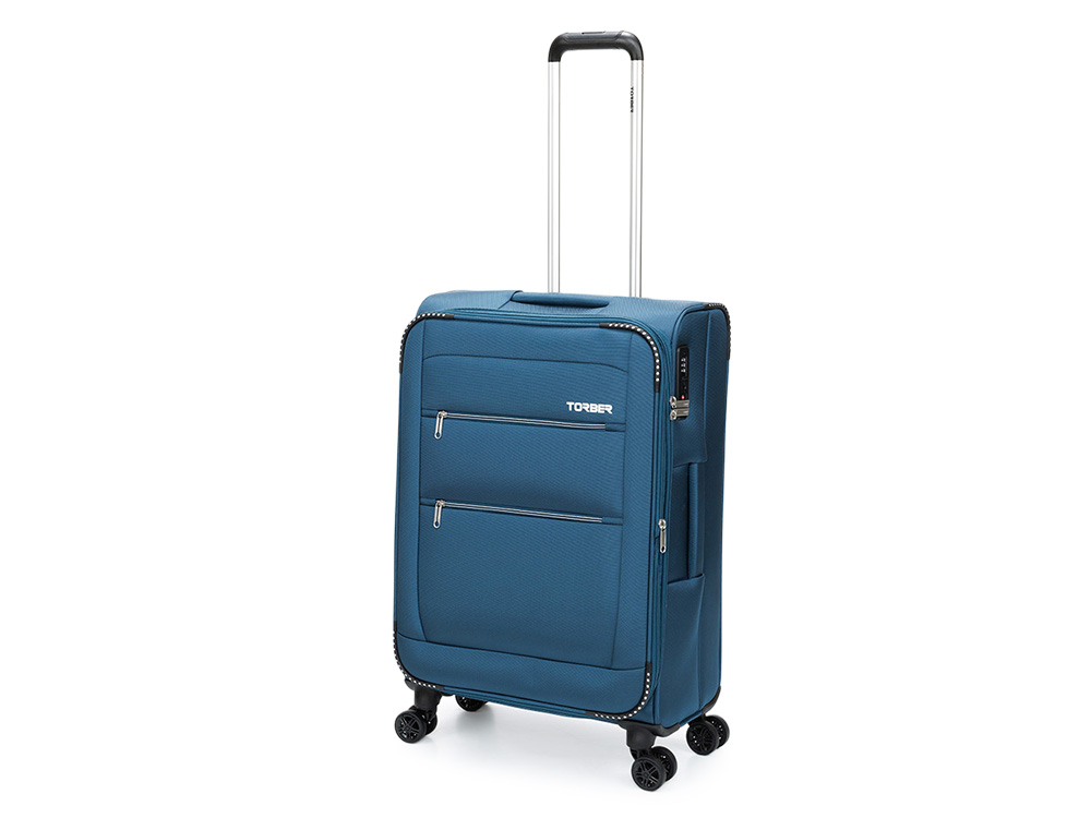 Чемодан ВИВИ, 63 л с логотипом Torber | Print Logo