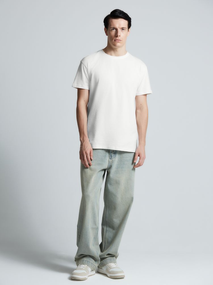 Футболка унисекс T-Bolka 160, белая (белоснежная), размер XXL