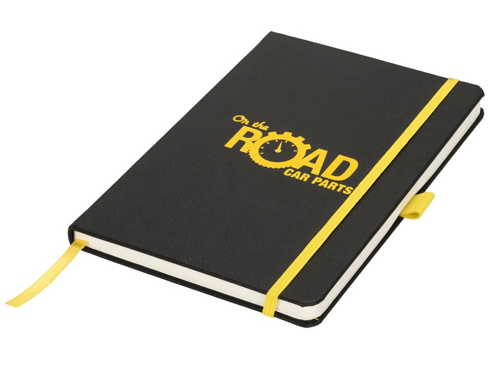 Блокнот А5 Lasercut, черный/желтый