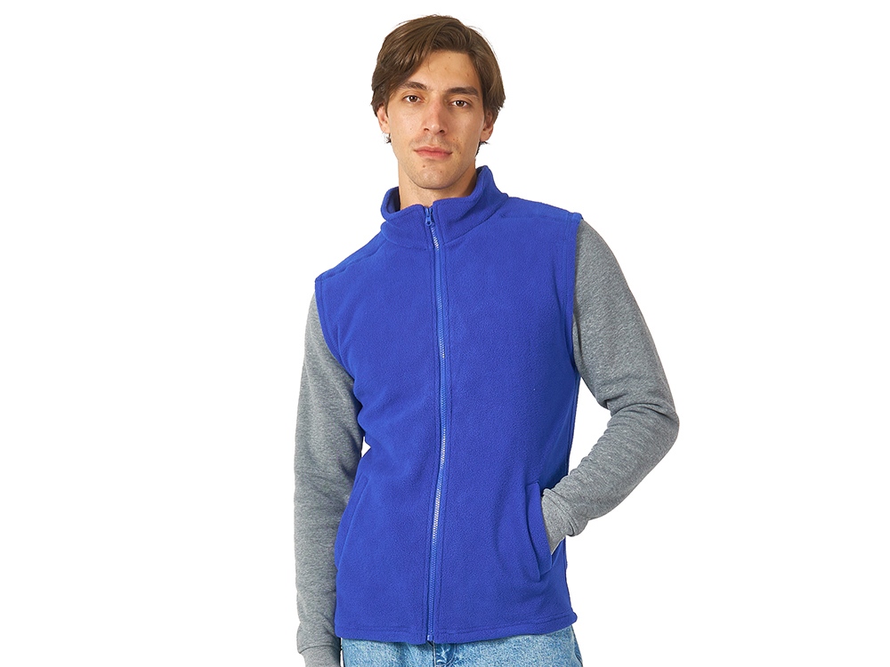 Жилет флисовый Ibiza мужской с логотипом US Basic | Print Logo